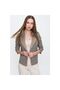 Women's Beige Soft Fabric Jacket Cardigan2975230 - 6