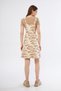 Women's Camel Gabardine Salopet Strap Mini Dress Mink 700-3568185 - 8