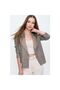 Women's Beige Soft Fabric Jacket Cardigan2975230