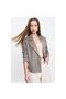 Women's Beige Soft Fabric Jacket Cardigan2975230 - 4