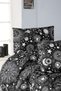 Black and White Double Duvet Cover Set - 100% Cotton, 200X220 Cm, Modern and Stylish Design - 3