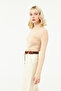 Crew Neck 4-Piece Body Set - Finger Detailed, White Black Cream Brown - 5