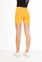 Super Quality Mustard Combed Cotton 100% Cotton Lycra Above Knee Shorts Biker Leggings High Waist - 5
