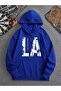 Unisex Printed Oversized Winter Cotton Hooded Sweatshirt Hoodie