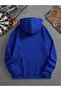 Unisex Printed Oversized Winter Cotton Hooded Sweatshirt Hoodie - 2