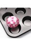 Muffin Mold Cake 12 Piece Cupcake Muffin Cookie Pie Mold Oven Pastry Muffin Capsule Fireproof Tray - 7