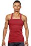 قميص داخلي رجالي Strappy Claret Red