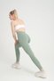 Zambak Series Water Green Hip Gathering Hip Shaping Push up High Waist Gathering Sports Fitness Yoga Women's Leggings - 8