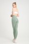 Zambak Series Water Green Hip Gathering Hip Shaping Push up High Waist Gathering Sports Fitness Yoga Women's Leggings - 6
