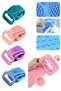 Double Sided Silicone Bath Brush - Back Scrub, Shower Washcloth 1 Pcs - 3