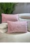 Plush Rabbit Rabbit Throw Pillow Case Rectangular -pink - 2