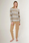 Pi̇erre Cardi̇n Long Sleeve Thermal Women's Pajama Set - 2