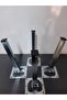 Gray Metal Table Legs 4 Pieces 20 cm - Single Size
