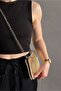 Lvory Wallet Bag with Chain Strap - Bead Detailed - 4
