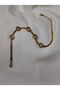 Steel Italian Crushed Stone Design Gold Color Bracelet - 3