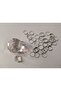 Chrome Chandelier Stone Ring 50 Pieces - 2