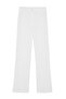 Bej Straight/Düz Kesim Yüksek Bel Nervür Dikişli Dokuma Pantolon TWOSS21PL0093 - 6