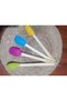 Balsa MRK model 4 quadruple colored wooden silicone spatula serving cooking set 26 cm - 3