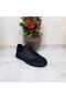 Bestof 074 Black-Black Sneaker Flat Sole Lightweight Comfortable Sports Couple Shoes - 7