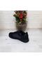 Bestof 074 Black-Black Sneaker Flat Sole Lightweight Comfortable Sports Couple Shoes - 8