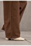 Brown Hotan Palazzo Jeans High Waist - 2