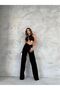 Black Wide Leg Wide Leg Women's Jeans - 4