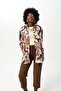 Patterned Oversize Women's Shirt - 2