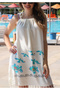 Women's Cream Loose Pareo