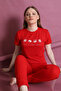 Panda Pattern Short Sleeve Pajama Set - 5