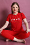 Panda Pattern Short Sleeve Pajama Set - 6