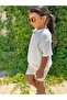 Beige Girl Boy Baby Child Muslin Bottom Top Set - 2