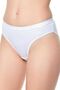 Women's White Elite Printed Bikini Slip 12 Pieces Economic Pack Elt2702