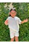 Beige Girl Boy Baby Child Muslin Bottom Top Set