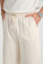 Men's baggy fit relaxed cut 100% cotton soft textured shorts capri - 2