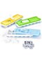 Ice Mold Silicone Bpa Free Colorful Non-Stick Easy Water Fillable 12 Compartments with Lid 1 Piece - 5