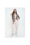 Women's Beige Soft Fabric Jacket Cardigan2975230 - 2