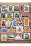 World Cities Laptop Tablet Phone Agenda Notebook Sticker Set - 2