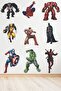 Marvel Avengers Spiderman Wall Sticker Set - Hulk, Ironman, Batman, Wolverine, Venom, Captain America
