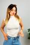 Women's 4-Piece Half Fisherman Sleeveless Zero Arm Body Mixed Color Black White Navy Brown - 2