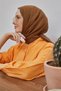 Bürümcük Burnt Brown Color (Non-Ironing Lightweight Structure, Air-Permeable Special Texture, Large Size, Thin and Delicate) - 3