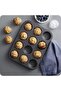 Muffin Mold Cake 12 Piece Cupcake Muffin Cookie Pie Mold Oven Pastry Muffin Capsule Fireproof Tray - 6