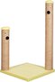 Double Cat Scratching Post - Yellow [Energy Class A+]