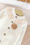Lace Collar Knitwear Baby Girl Cardigan Pants Set Knitwear Baby Set - 2
