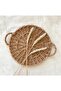 Wicker presentation plate, washable wicker mesh presentation plate plate