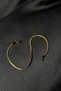 Steel Design Italian Model 3mm Gold Gold Color 316L 21cm Bracelet