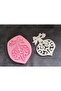 10cm Ivy and Ribbon Strap Silicone Mold K-1292, Scented Stone Soap Plaster Candle Mold - 3