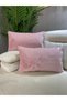 Plush Rabbit Rabbit Throw Pillow Case Rectangular -pink - 4
