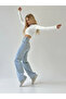 BUCHA JEANS LONG LENGTH HIGH WAIST STRAIGHT FIT JEAN PALAZZO - 2
