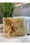 Plush Throw Pillow Cover Square - Mustard - 2