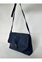 Navy Blue Large Spacious Briefcase School Business Bag Women's Handbag Shoulder Bag Crossbody Bag - 5